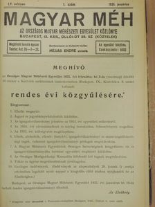 Magyar Méh 1935. január-december/1936. (nem teljes évfolyam) [antikvár]