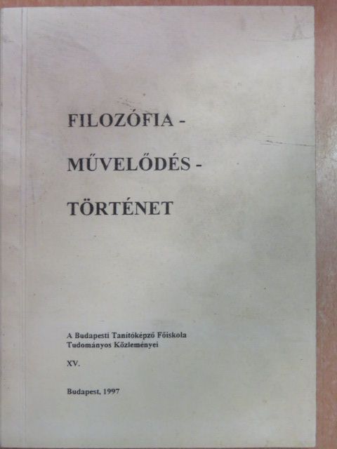 Demeter Katalin - Filozófia-Művelődés-Történet [antikvár]