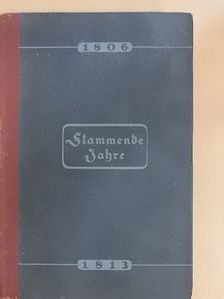 Hans Henning Freiherr Grote - Flammende Jahre [antikvár]