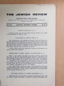 The Jewish Review September-October [antikvár]