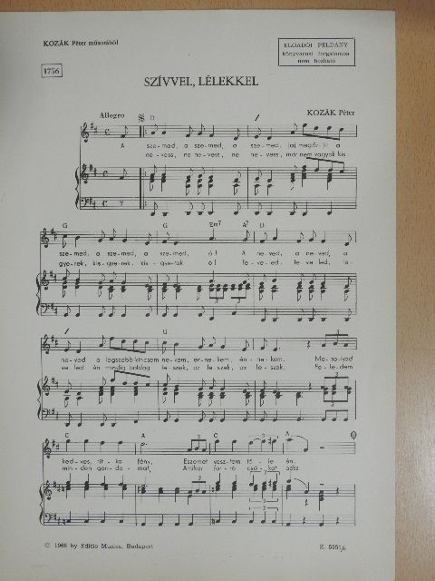 Kozák Péter - Szívvel, lélekkel [antikvár]