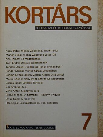 Bor Ambrus - Kortárs 1979. július [antikvár]