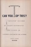 Harry Hershfield, Senator Ed Ford, Joe Laurie, Jr. - Can You Top This? [antikvár]