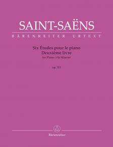 SAINT -SAENS - SIX ÉTUDES POUR LE PIANO OP.111