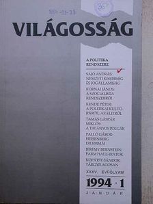 Jeremy Bernstein - Világosság 1994. január [antikvár]