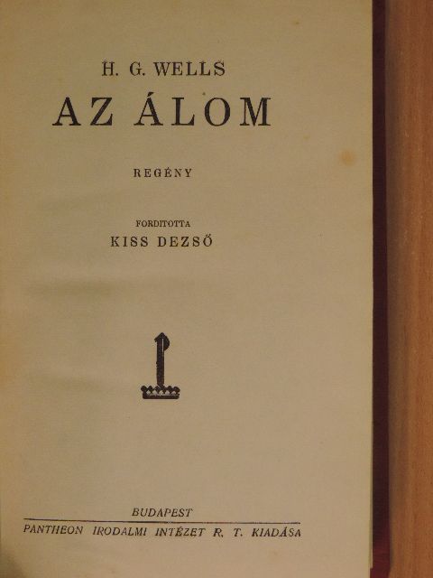 H. G. Wells - Az álom [antikvár]