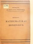 Dr. Fröhlich Izidor - Mathematikai repertorium physikusok számára [antikvár]