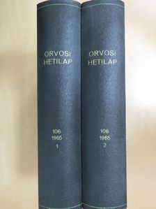 A. A. Iljusina - Orvosi Hetilap 1965. január-december I-II. [antikvár]