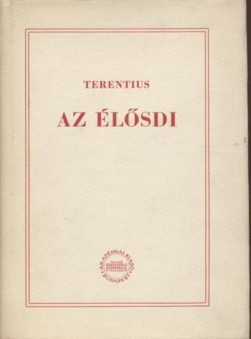 Terentius - Az élősdi [antikvár]