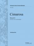 CIMAROSA - REQUIEM FÜR SOLI, CHOR UND ORCHESTER. STUDIENPARTITUR