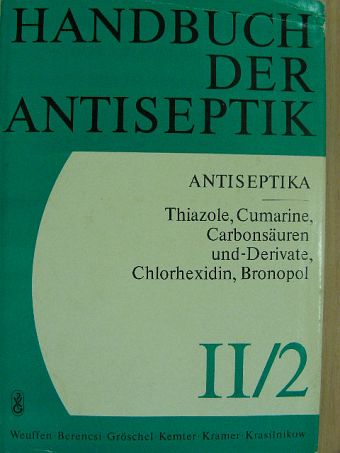 Dieter Gröschel - Handbuch der Antiseptik II/2 (töredék) [antikvár]