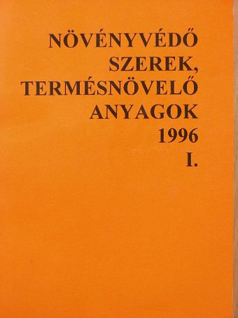 Dr. Molnár Jenő - Növényvédő szerek, termésnövelő anyagok 1996. I. [antikvár]