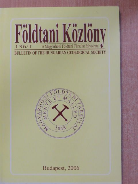 Ádám László - Földtani Közlöny 2006/1-4. [antikvár]