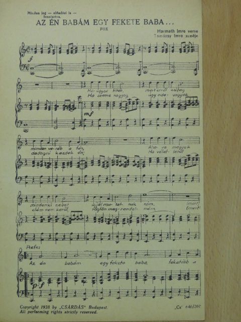 Harmath Imre - Az én babám egy fekete baba... [antikvár]