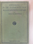 Einführung in die Elemente der allgemeinen Chemie [antikvár]