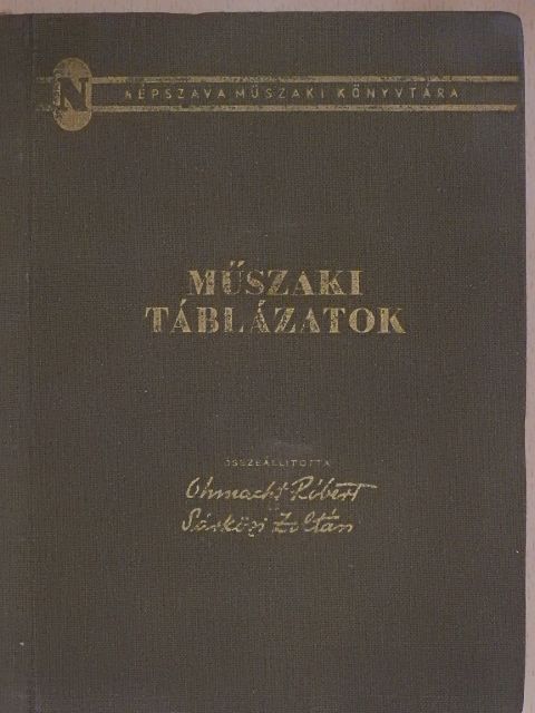 Műszaki táblázatok [antikvár]