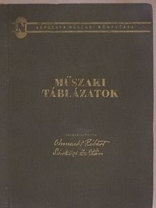 Műszaki táblázatok [antikvár]
