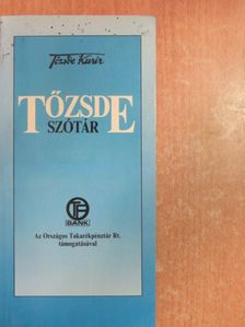 Tőzsde szótár [antikvár]