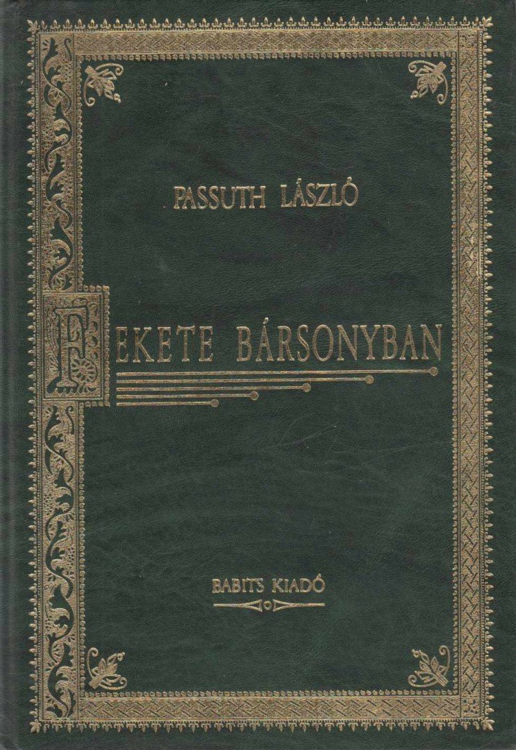 Passuth László - Fekete bársonyban [antikvár]