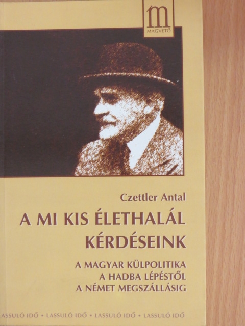 Czettler Antal - A mi kis élethalál kérdéseink [antikvár]