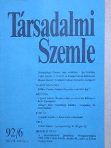 Bognár Károly - Társadalmi Szemle 1992. június [antikvár]