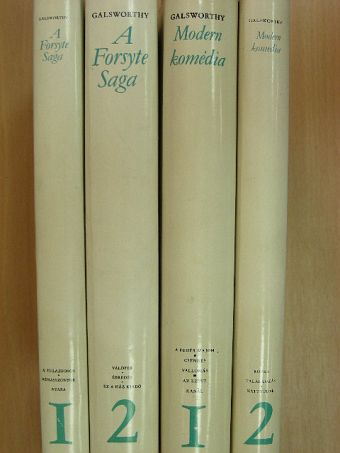 John Galsworthy - A Forsyte-Saga 1-2./Modern komédia 1-2. [antikvár]