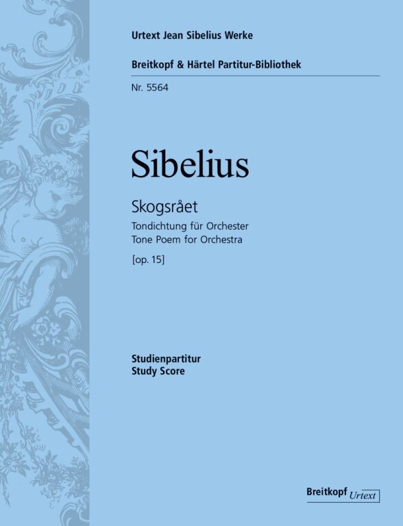 SIBELIUS - SKOGSRAET. TODICHTUNG FÜR ORCHESTER OP.15, STUDIENPARTITUR
