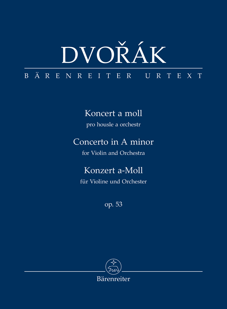 DVORAK - KONZERT a MOLL FÜR VIOLINE UND ORCHESTER OP.53 STUDIENPARTITUR