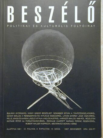 Bán Zoltán András - Beszélő 1997. december [antikvár]