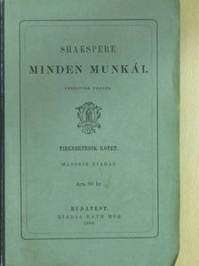 Shakespeare - Shakspere szinművei XVII. [antikvár]
