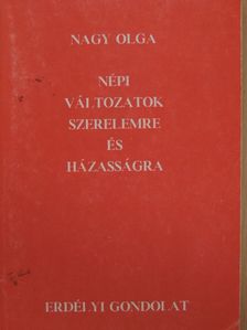Népi változatok szerelemre és házasságra [antikvár]