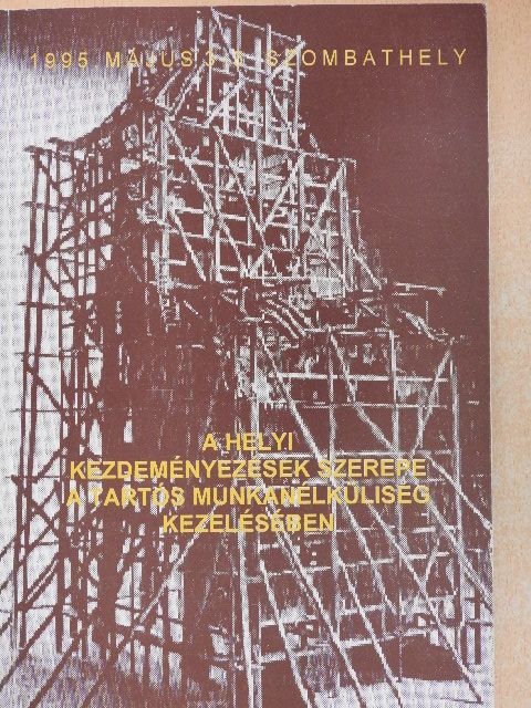 Dr. Benedek András - A helyi kezdeményezések szerepe a tartós munkanélküliség kezelésében [antikvár]