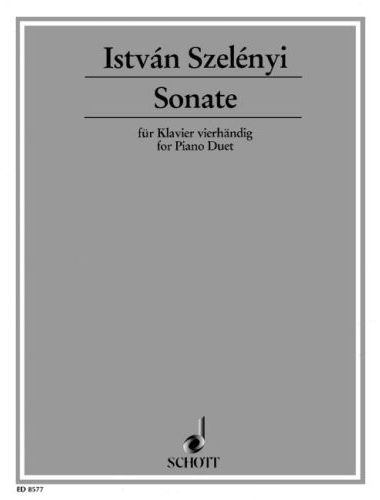 SZELÉNYI ISTVÁN - SONATE FÜR KLAVIER VIERHAENDIG (A.GRAU/G.SCHUMACHER)