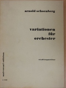 Arnold Schoenberg - Variationen für Orchester [antikvár]