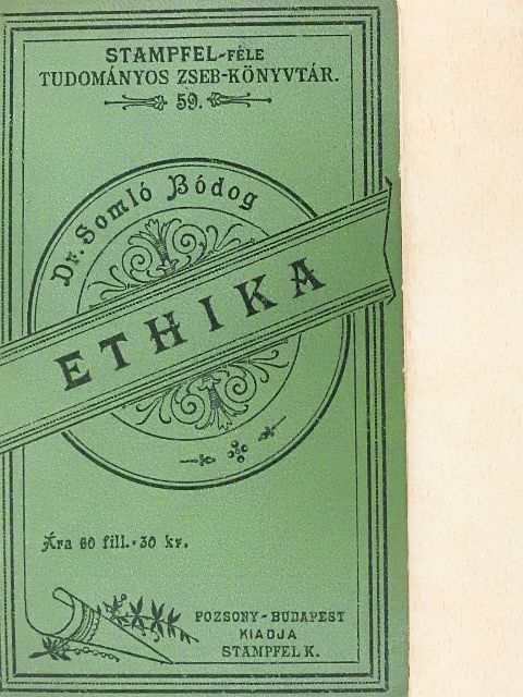 Dr. Somló Bódog - Ethika [antikvár]