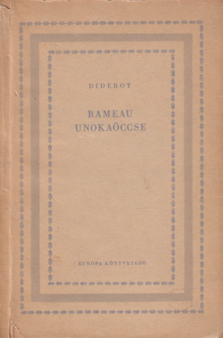 DIDEROT, DENIS - Rameau unokaöccse [antikvár]