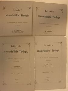 A. Hilgenfeld - Zeitschrift für Wissenschaftliche Theologie 1861/1-4. [antikvár]