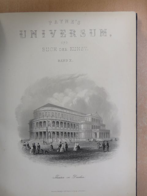 Payne's Universum und Buch der Kunst 10. (gótbetűs) [antikvár]