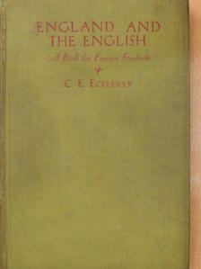 C. E. Eckersley - England and the English [antikvár]