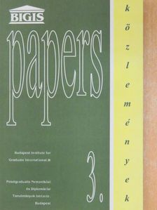 Adam Roberts - BIGIS Papers 3. 1995 [antikvár]