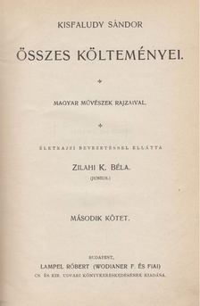 KISFALUDY SÁNDOR - Kisfaludy Sándor összes költeményei II. [antikvár]