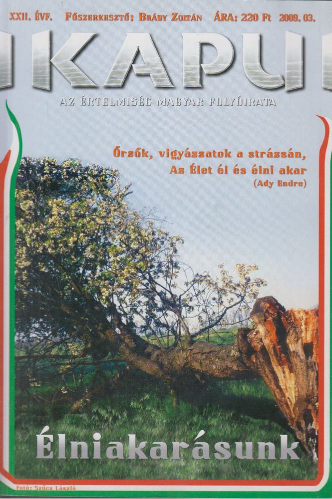 Brády Zoltán - Kapu 2009/03. [antikvár]
