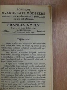 Schidlof - Schidlof gyakorlati módszere - Francia 1-10. füzet [antikvár]