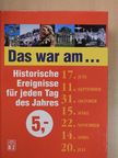 Christa Pöppelmann - Das war am... [antikvár]