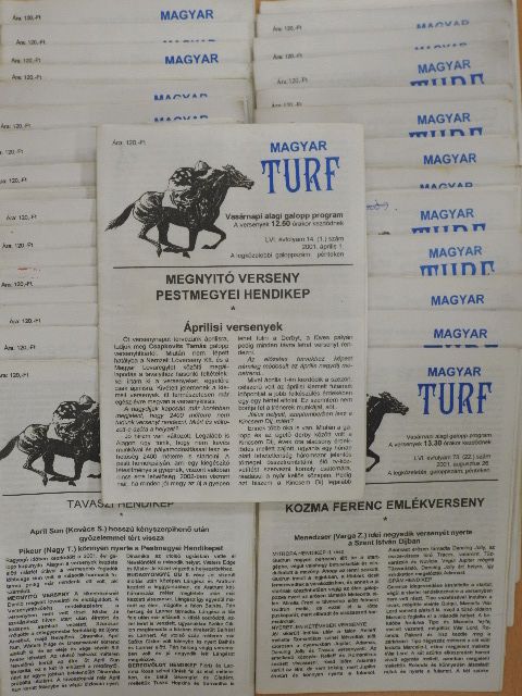 Magyar Turf 2001. (nem teljes évfolyam)/Befutó 2001. július [antikvár]