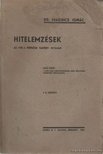 Dr. Magdics Ignác - Hitelemzések az 1907.-i püspöki tanterv nyomán I. kötet [antikvár]