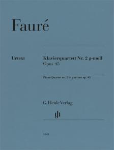 FAURÉ , GABRIEL - KLAVIERQUARTETT NR.2 G-MOLL OP.45