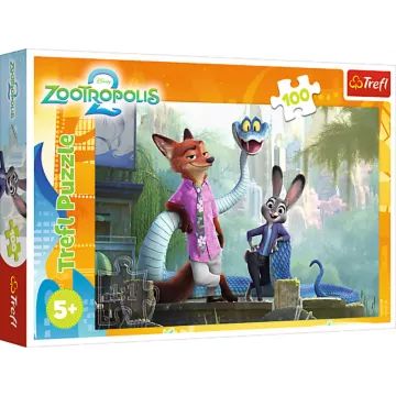 Trefl: Zootropolis 2 - 100 darabos puzzle