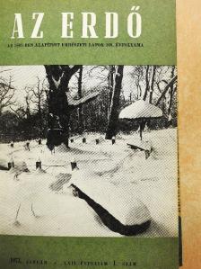 Az Erdő 1973. január-december/Az Országos Erdészeti Egyesület Alapszabályai [antikvár]