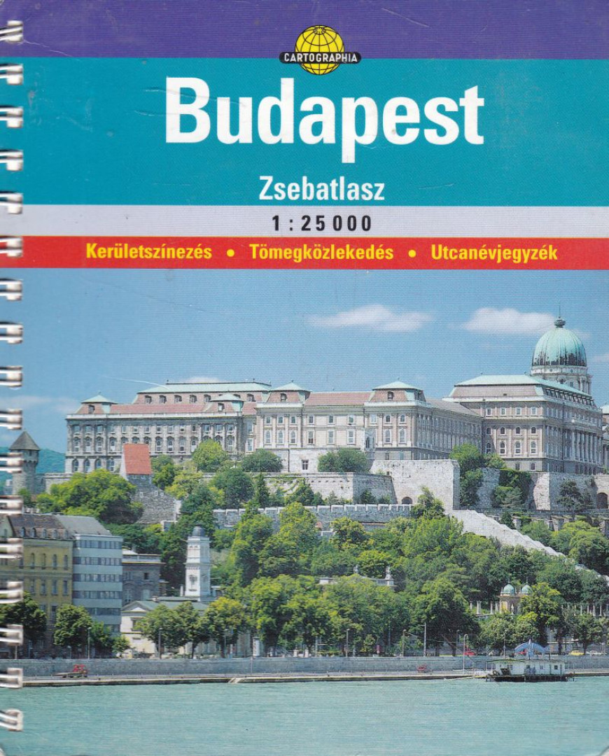 Cartographia Kiadó - Budapest zsebatlasz 1:25 000 [antikvár]